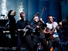Jordan Posocco bid $2,500 for the priviledge of playing with Rik Emmett at the Food Bank Concert