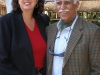 Carolyn with good friend Anwar Ahmed.