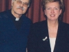 Carolyn with Father Saleh, formerly of St. Martin's Catholic Church.