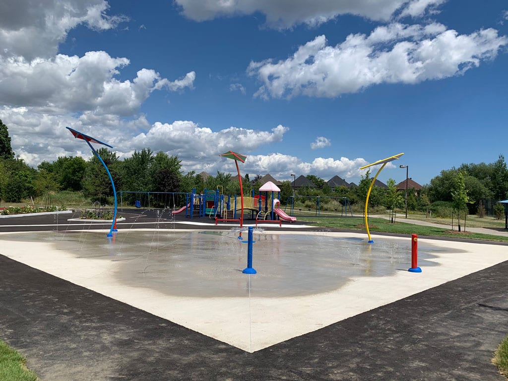 McKechnie Woods Spray Pad Redeveloped
