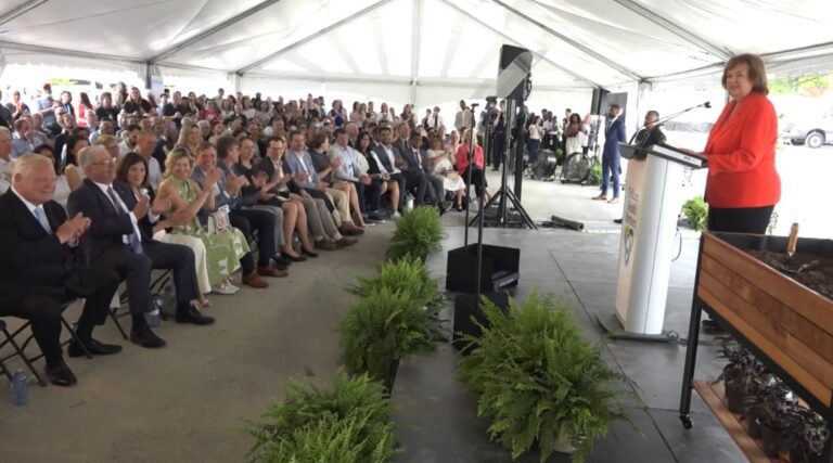 Carolyn Speaks at Trillium Groundbreaking Ceremony