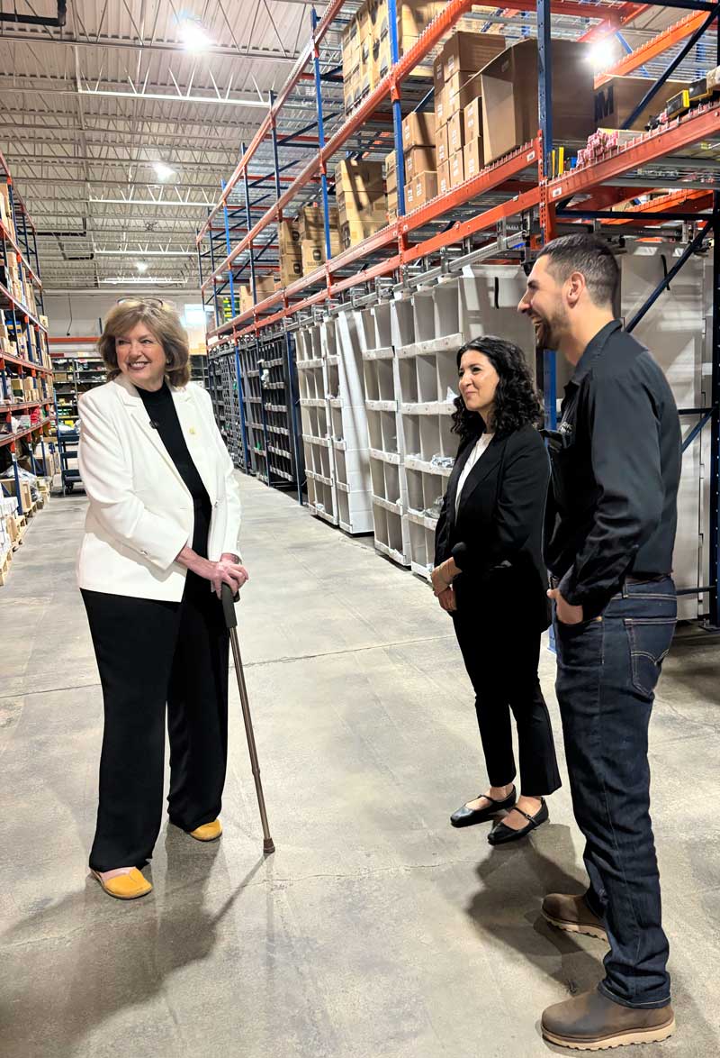 Marking Small Business Week (October 19-25) visiting Canada Welding Supply’s new home