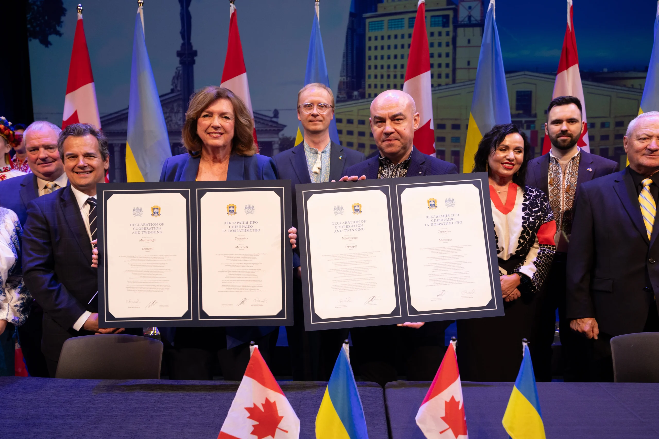 Mississauga and Ternopil, Ukraine Formalize Twin City Relationship